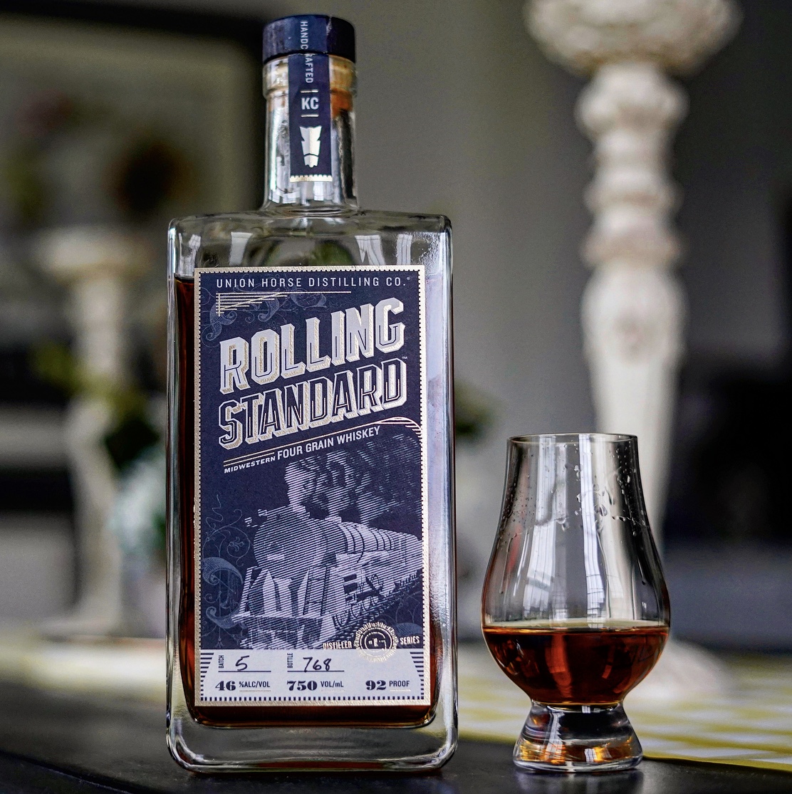 Union Horse Rolling Standard Four Grain Whiskey, Batch 5 - Whiskey ...