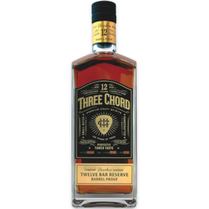 Three Chord Twelve Bar Reserve Straight Bourbon Whiskey 12 Year