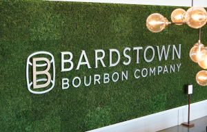 Bardstown Bourbon Company Logo on Wall