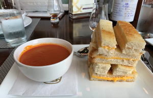 Bardstown Bourbon Company grilled cheese and tomato bisque soup