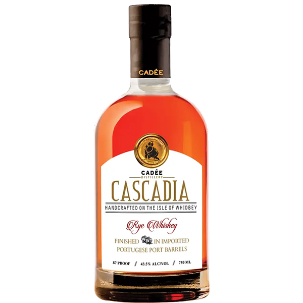Cadée Cascadia Rye Whiskey.