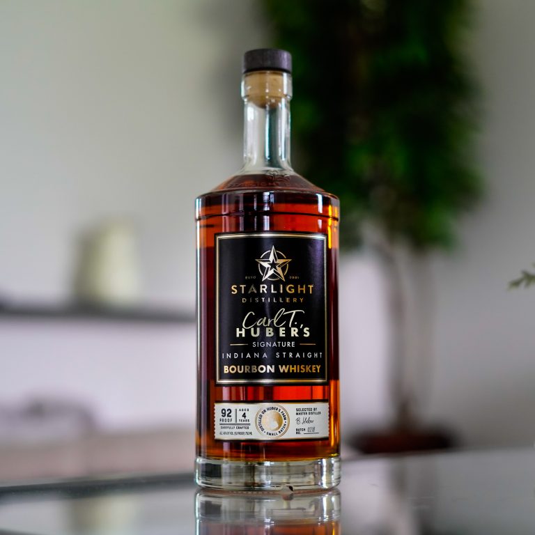 Starlight Distillery Carl T. Huber's Indiana Straight Bourbon Whiskey