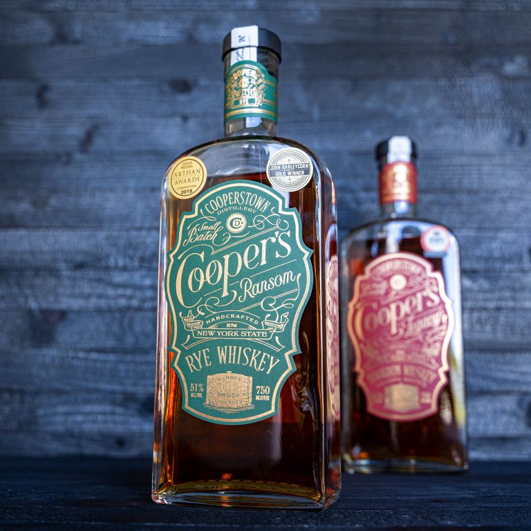 Cooperstown Distillery Cooper's Ransom Rye Whiskey