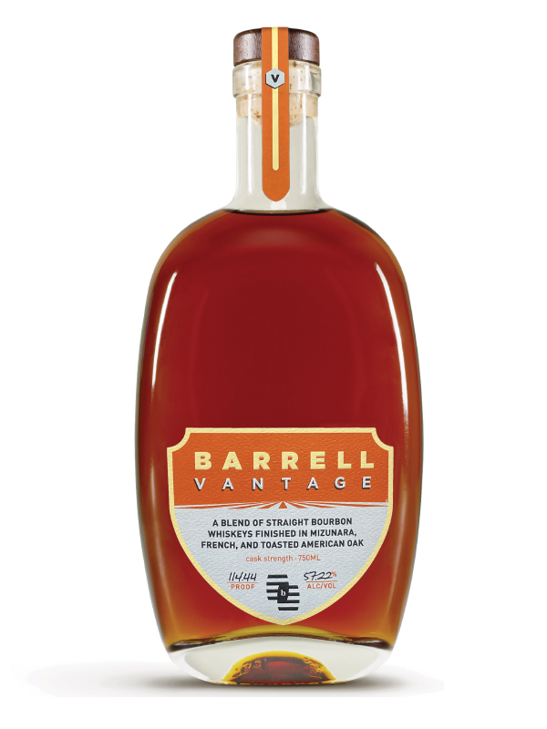 Barrell Vantage Straight Bourbon Whiskey Finished In Mizunara, French, and Toasted American Oak