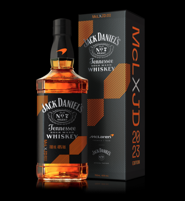 Jack Daniel’s Releases McLaren Racing Limited Edition Tennessee Whiskey Bottle