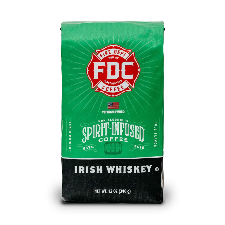 Fire Department Coffee - Irish Whiskey Infused Non-Alcoholic Whole Bean Coffee