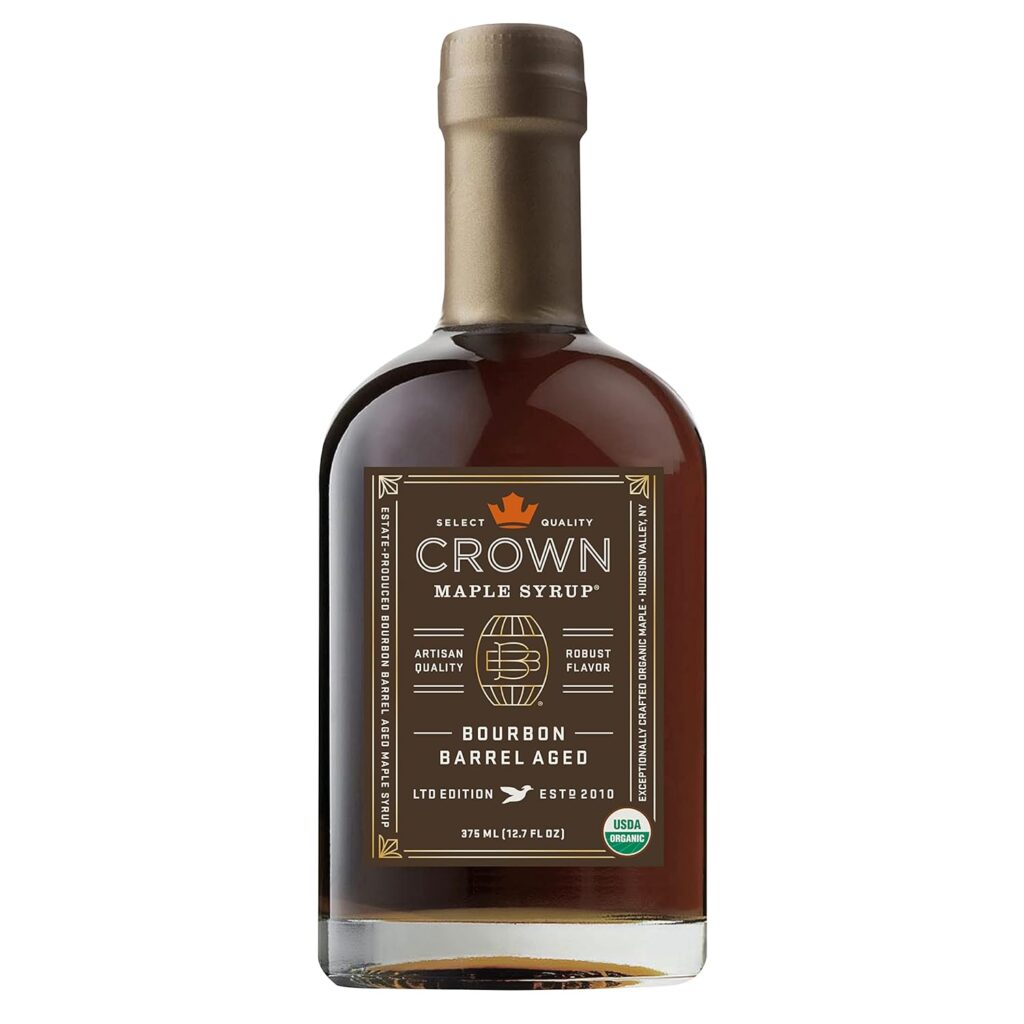 Crown Maple Bourbon Barrel Aged Organic Maple Syrup