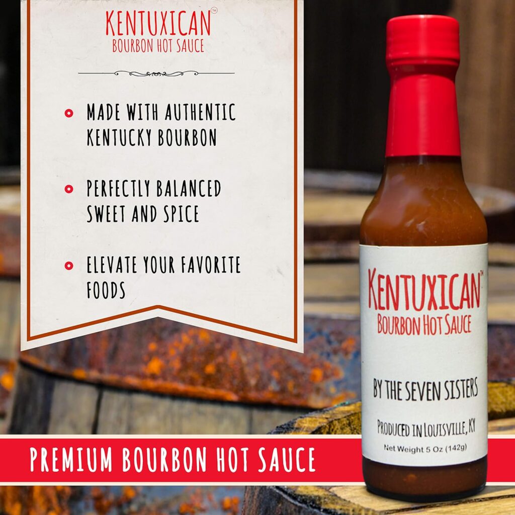 Kentuxican Bourbon Hot Sauce - Premium Mexican Hot Sauce Made with Authentic Kentucky Bourbon