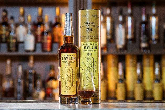 BUFFALO TRACE DISTILLERY PRESENTS COLONEL E.H. TAYLOR, JR. BARREL PROOF RYE BOURBON WHISKEY