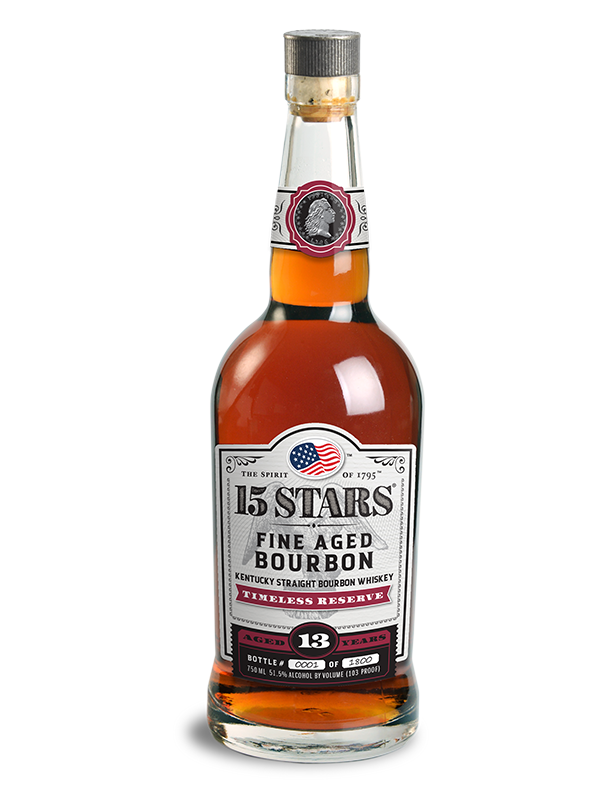 15 Stars Timeless Reserve 13 Year Old Kentucky Straight Bourbon Whiskey