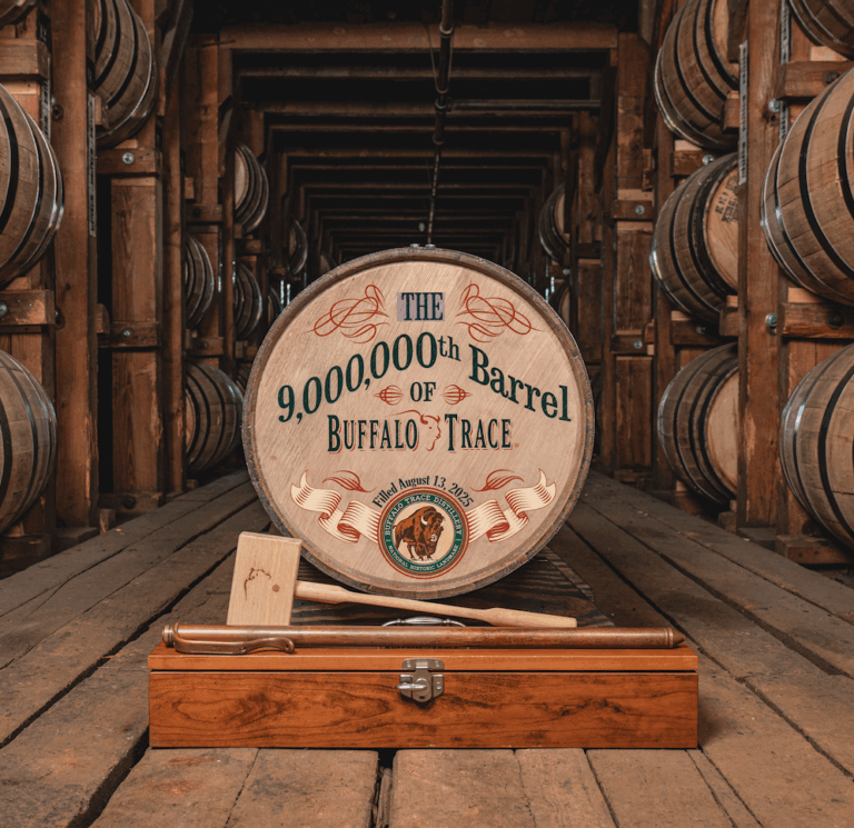 BUFFALO TRACE DISTILLERY CELEBRATES FILLING ITS 9 MILLIONTH BARREL OF BOURBON SINCE PROHIBITION