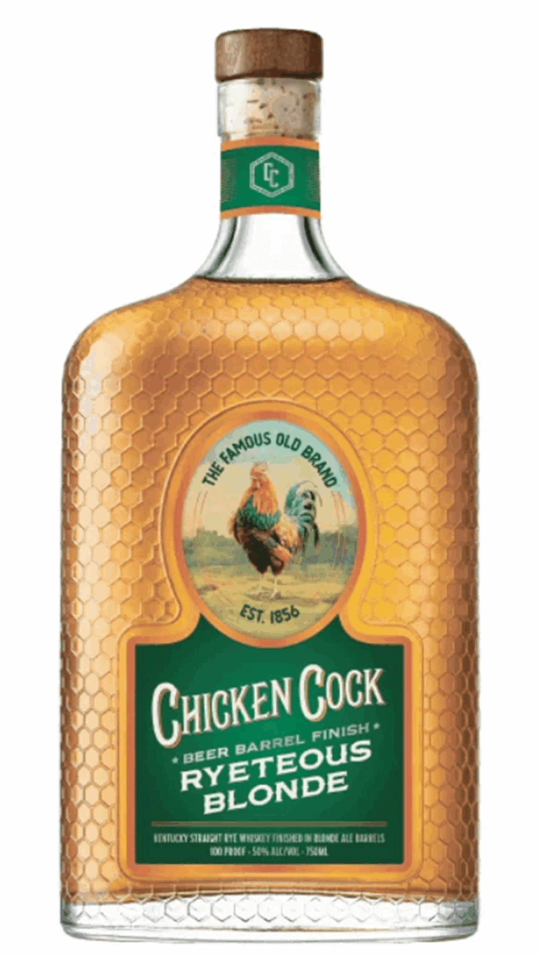 Chicken Cock Ryeteous Blonde Beer Barrel Finish Rye Whiskey