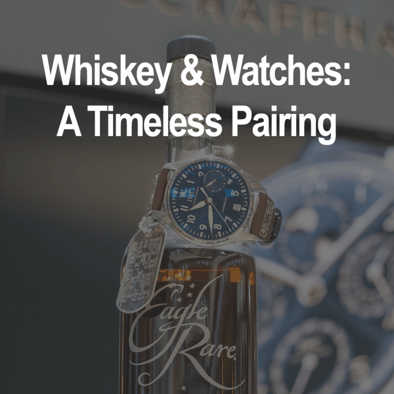 Top 5 Luxury Watch and Fine Whiskey Pairings to Savor