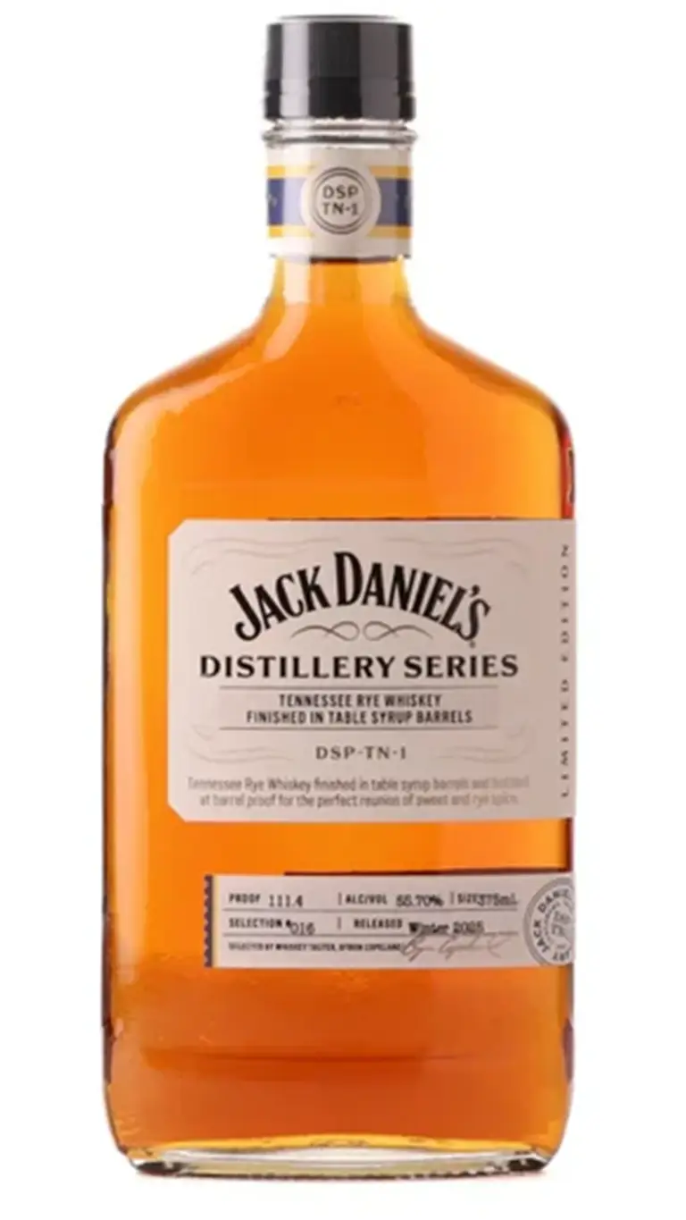 Jack Daniel’s Distillery Selection #16 Rye Whiskey Finished in Table Syrup Barrels