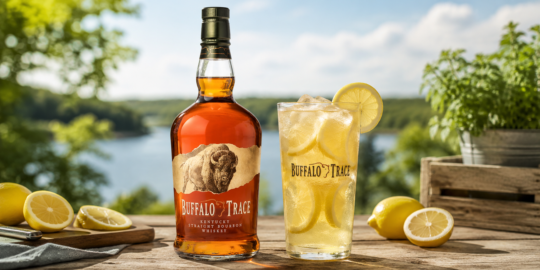 Buffalo Trace Bourbon Lemonade ready-to-drink cocktail can