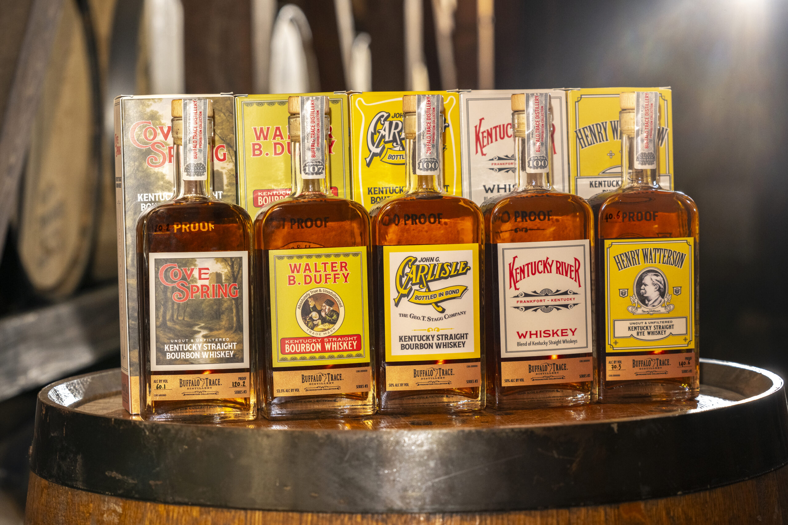 Buffalo Trace Distillery Releases Third Edition of Its Prohibition Collection