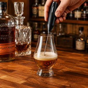 Frothing Your Bourbon with a Milk Frother: Does It Actually Help?